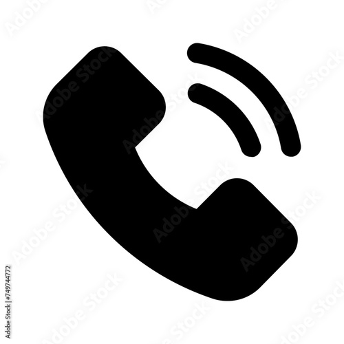 phone call glyph icon