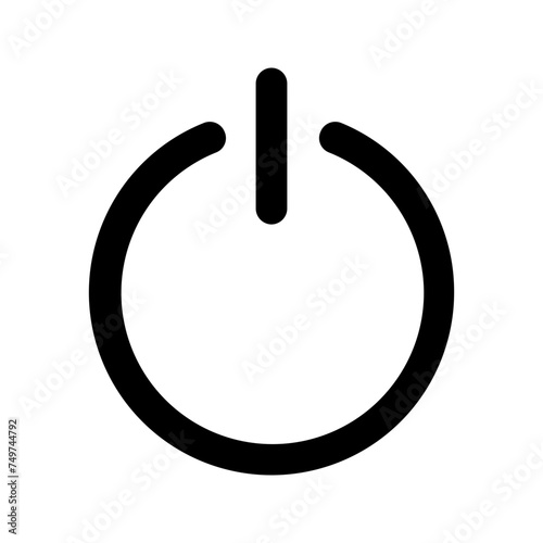 power glyph icon