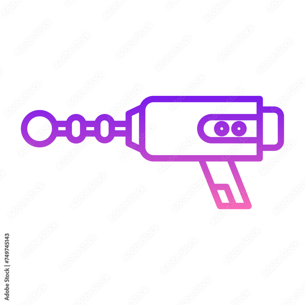 Laser Gun Gradient Linear Style