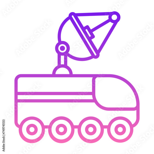 Space Rover Gradient Linear Style