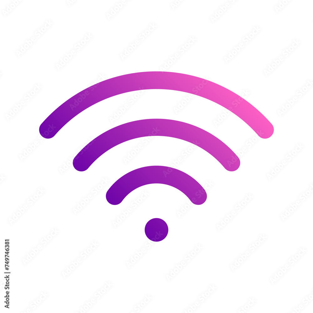 wifi gradient icon wifi gradient icon