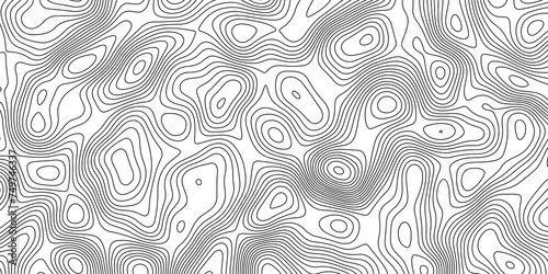 Natural printing illustrations of maps. Topographic Map in Contour Line Light Topographic block-white color background from Ocean toper Line topography map contour background, geographic grid.