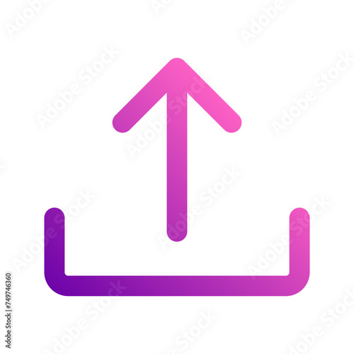 upload gradient icon