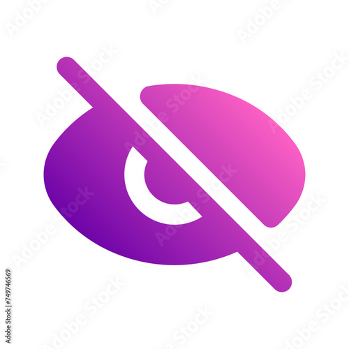 hide gradient icon