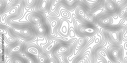 Natural printing illustrations of maps. Topographic Map in Contour Line Light Topographic Black-white background from Ocean toper Line topography map contour background, geographic grid.