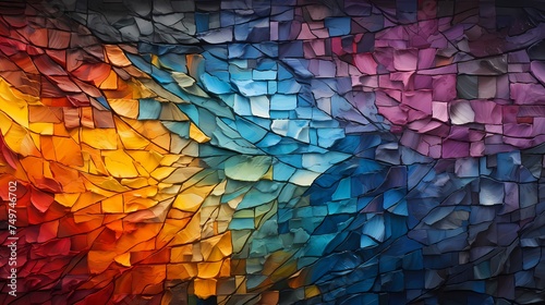 A quilted patchwork of vibrant fabrics, each square telling a unique visual story