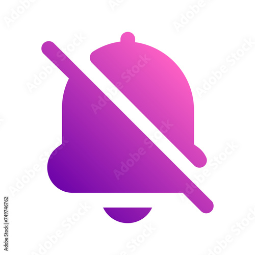 silent gradient icon