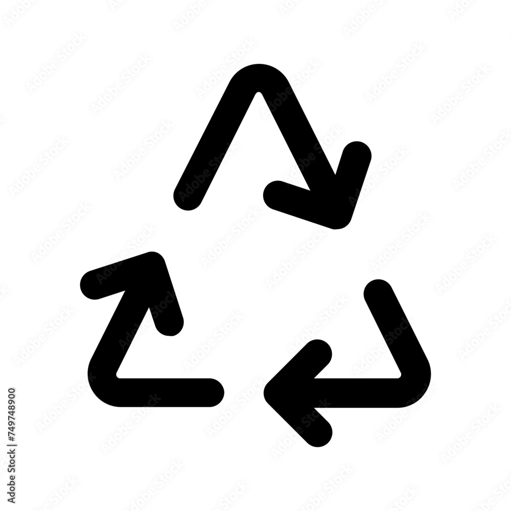 recycle line icon