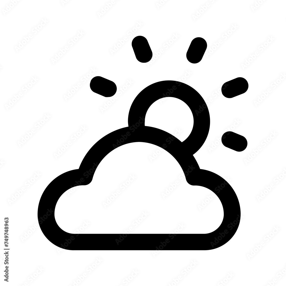 weather line icon weather line icon