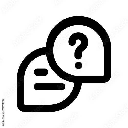question line icon