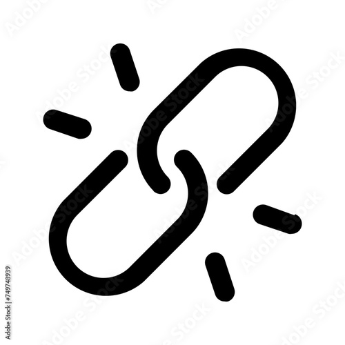 unlink line icon
