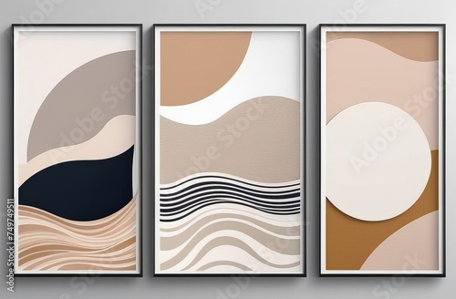 set of business cards templates