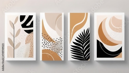 abstract floral design