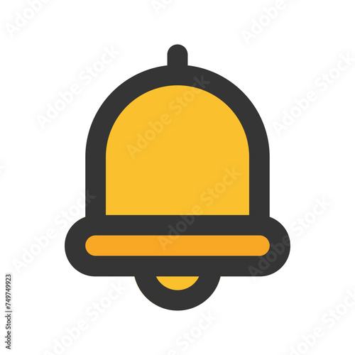 notification outline color icon