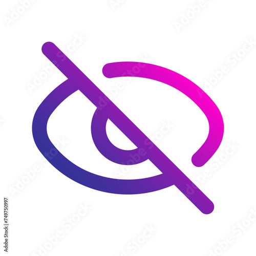 hide gradient icon