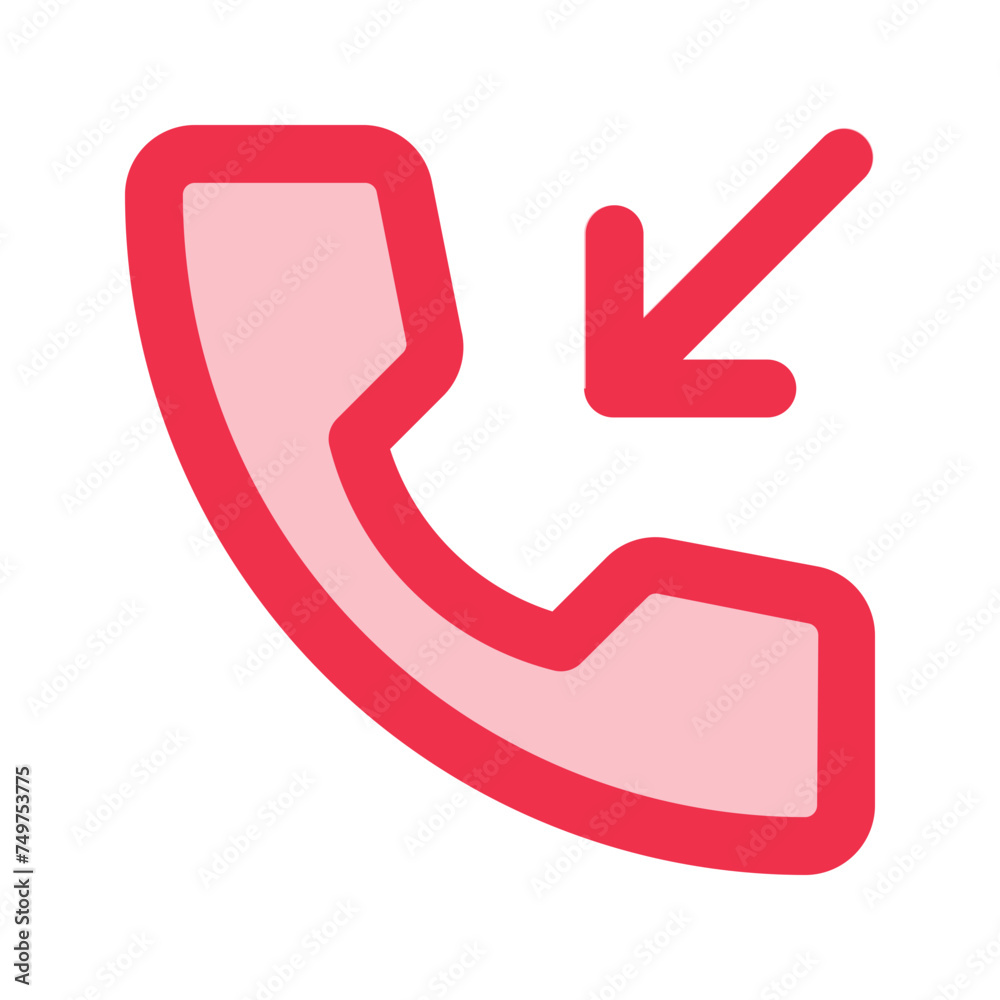 incoming call outline fill icon incoming call outline fill icon