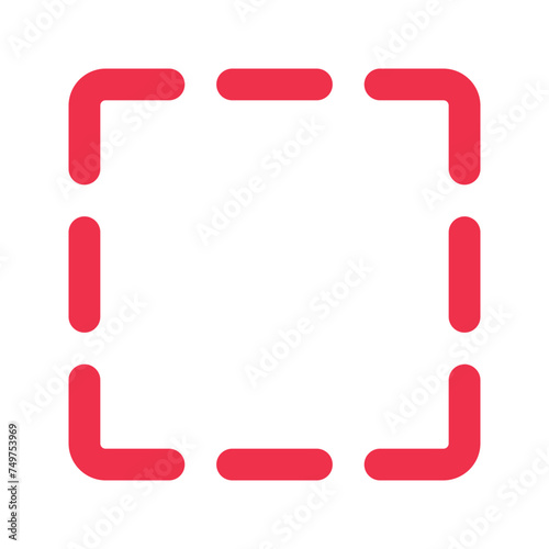 selection outline fill icon