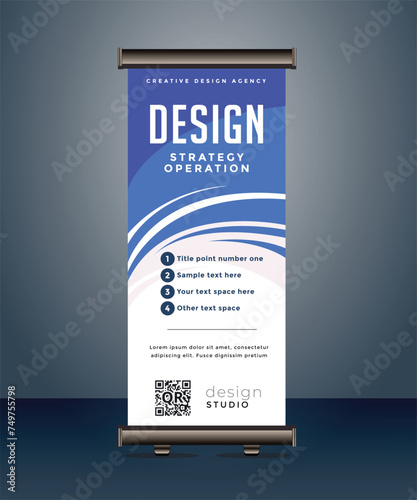 vector corporate business roll up banner standee pull up banner x banner
