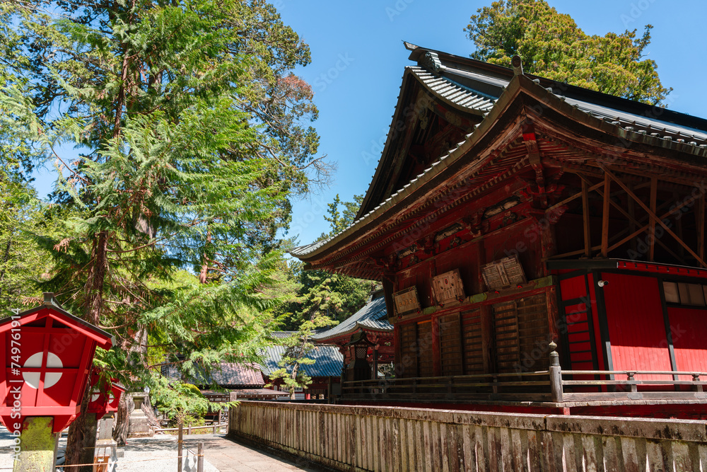 Fujiyoshida Kitaguchi Hongu Fuji Sengen Shrine near Fuji Mountain in Yamanashi, Japan