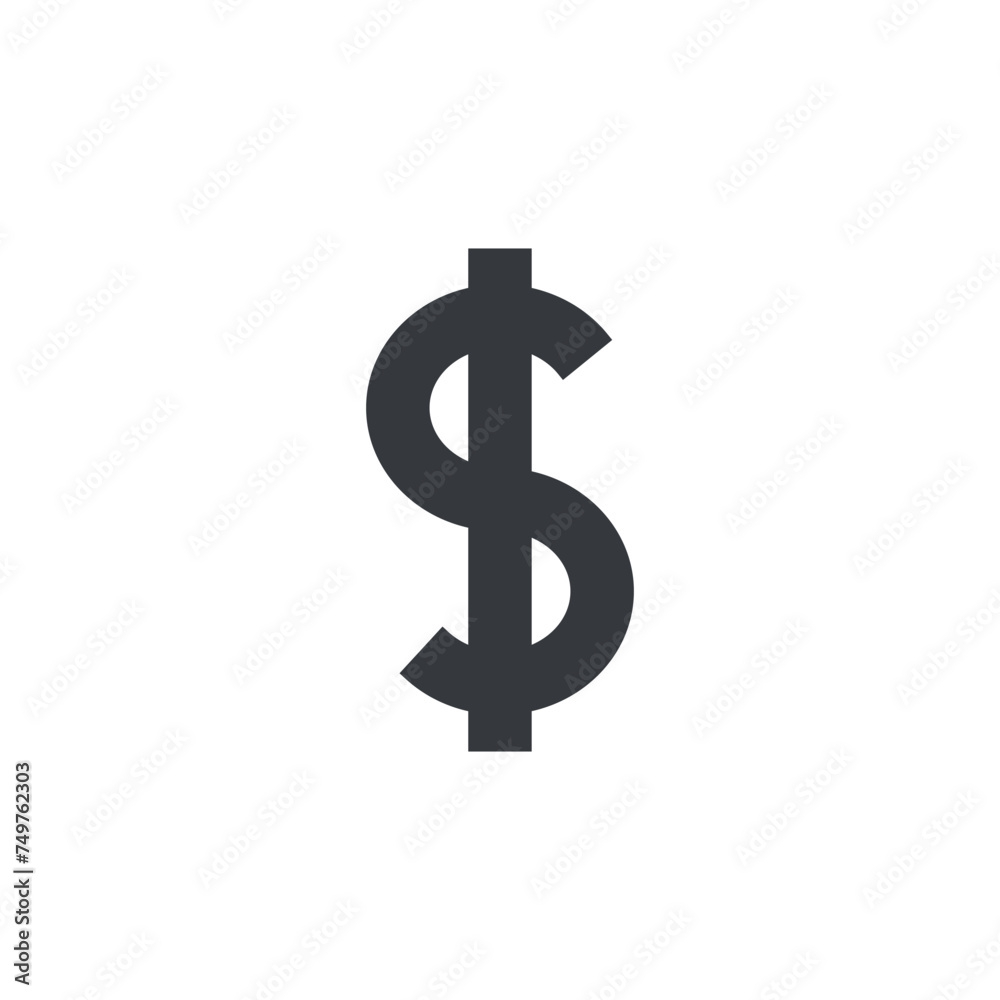 Money Icon, United States Dollar sign vector. Dollar sign icon Money Icon, United States Dollar sign vector. Dollar sign icon