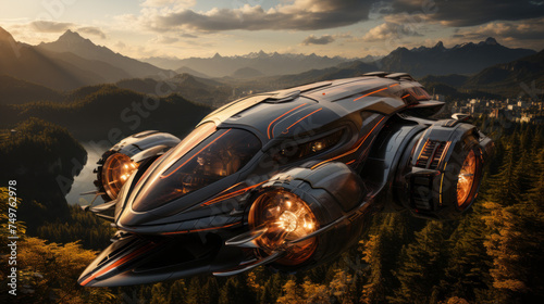 Exploring the Open Road: A Thrilling Adventure in Motion and Speed through Natural Landscapes and Highways with Your Vehicle, generative AI