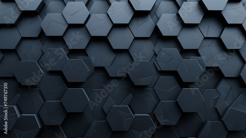 hexagon shape background photo
