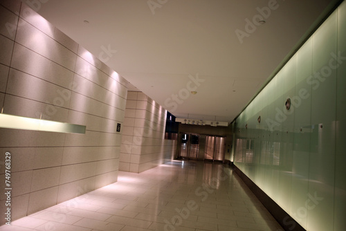Detailed view of the 'souterrains' - underground pedestrian pathways -Montreal - Quebec - Canada