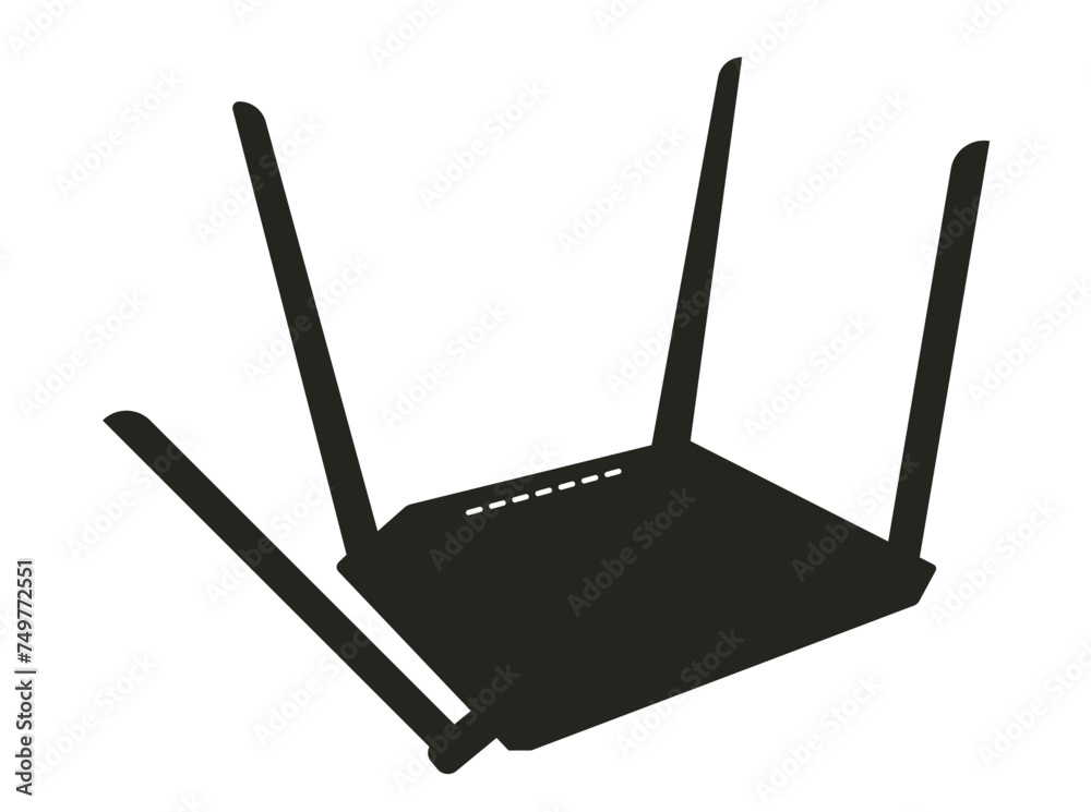Fototapeta premium Transform your internet experience with our cutting-edge Wi-Fi router. Stream HD content, play online games, and connect multiple devices effortlessly