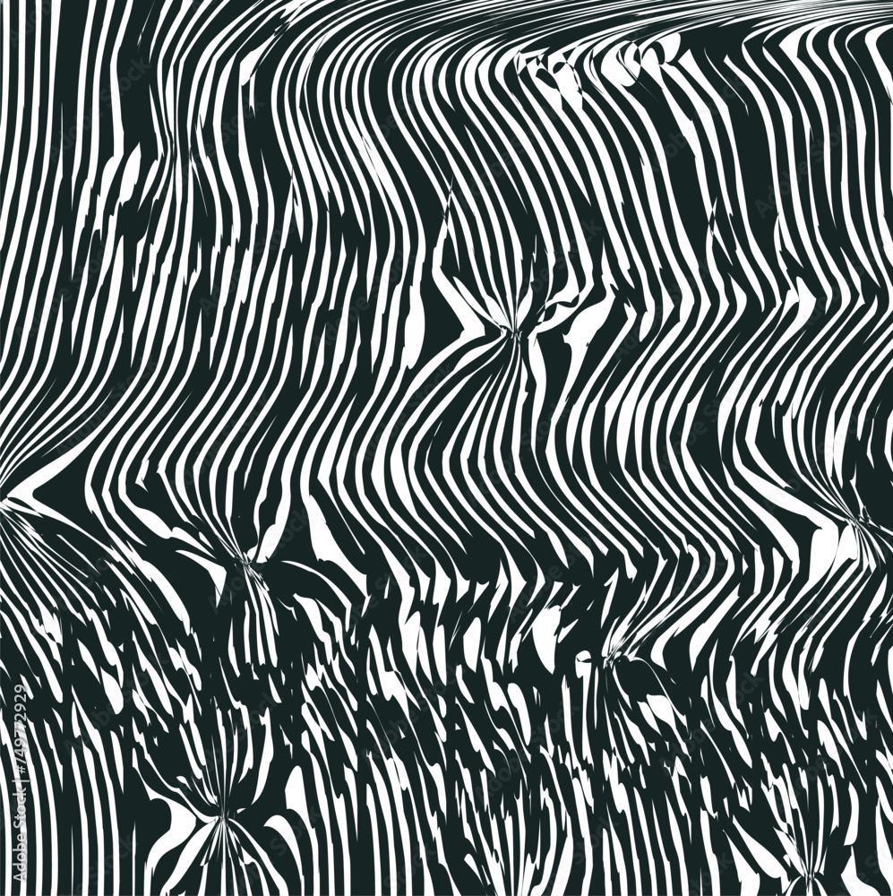 Texture with distorted wavy lines in an overall dense mass. Texture with distorted wavy lines in an overall dense mass.