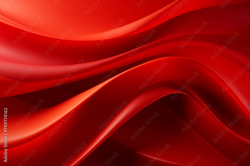 Elegant red waves with a smooth, glossy texture create a dynamic, yet graceful background Elegant red waves with a smooth, glossy texture create a dynamic, yet graceful background