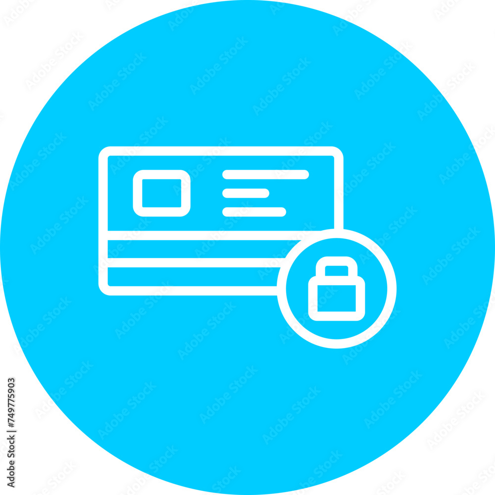 Atm Card Vector Line Multi Circle Atm Card Vector Line Multi Circle