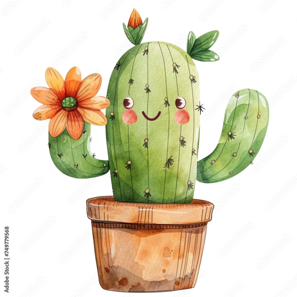 Isolated png Cactus in a pot with fresh, green bergamot, lime, and cucumber leaves, embodying nature's organic, tropical essence die-cut Isolated png Cactus in a pot with fresh, green bergamot, lime, and cucumber leaves, embodying nature's organic, tropical essence die-cut