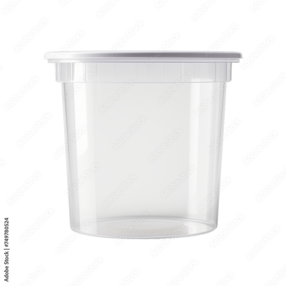 A blank plastic deli container isolated on transparent background, png A blank plastic deli container isolated on transparent background, png