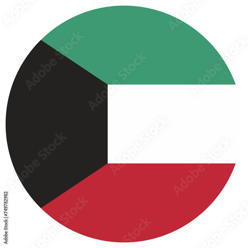 kuwait national flag, transparent background