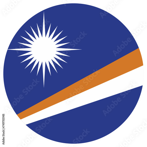 marshall island national flag, transparent background