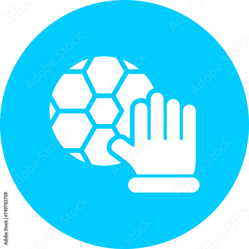 Hand Vector Glyph Multi Circle