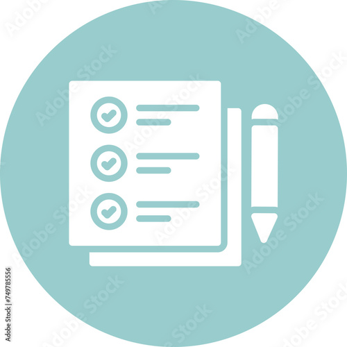 Document Vector Glyph Multi Circle