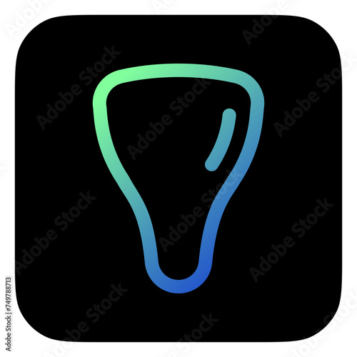 Editable incisor, tooth vector icon. Dentistry, healthcare, medical. Part of a big icon set family. Perfect for web and app interfaces, presentations, infographics, etc