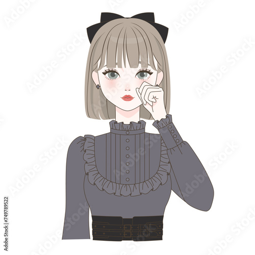 泣く女の子