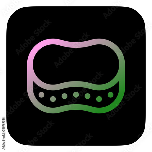 Editable cleaning sponge, scrubber vector icon. Part of a big icon set family. Perfect for web and app interfaces, presentations, infographics, etc