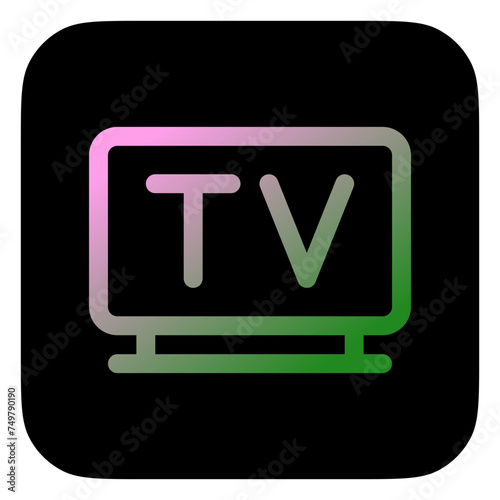 Editable tv vector icon. Part of a big icon set family. Perfect for web and app interfaces, presentations, infographics, etc