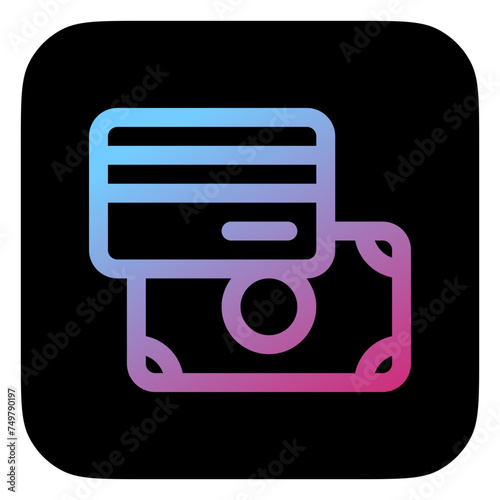 Editable payment methods, card, cash vector icon. Part of a big icon set family. Perfect for web and app interfaces, presentations, infographics, etc
