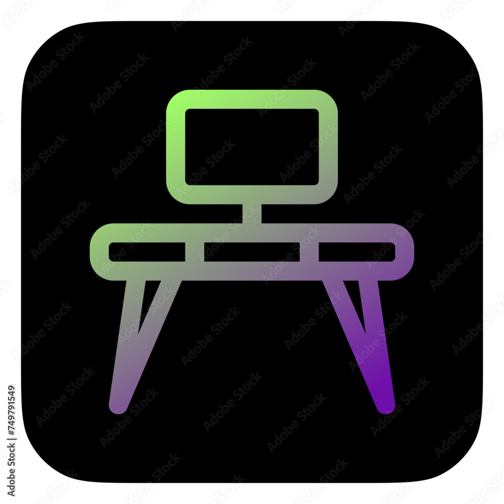 Editable workspace, desk vector icon. Part of a big icon set family. Perfect for web and app interfaces, presentations, infographics, etc