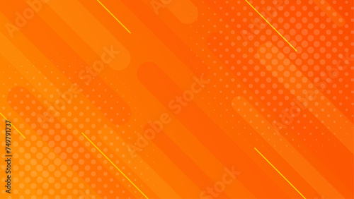 Abstract orange gradient background with halftone effect. Modern wallpapers. Suitable for templates, sale banners, events, ads, web and pages