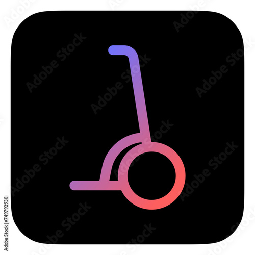Editable segway scooter vector icon. Vehicles, transportation, travel. Part of a big icon set family. Perfect for web and app interfaces, presentations, infographics, etc