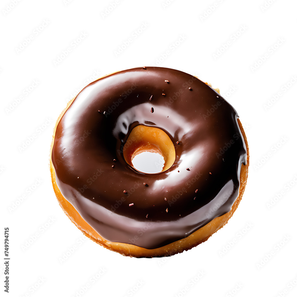 Doughnut image isolated on a transparent background PNG photo Doughnut image isolated on a transparent background PNG photo