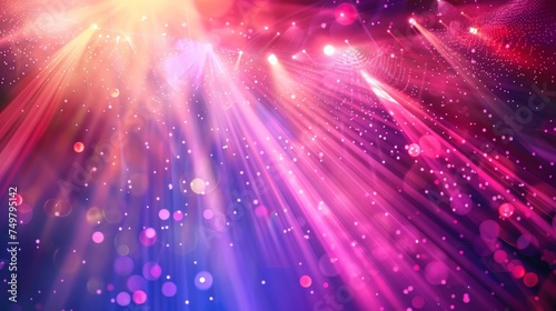 Fun concert party disco light background