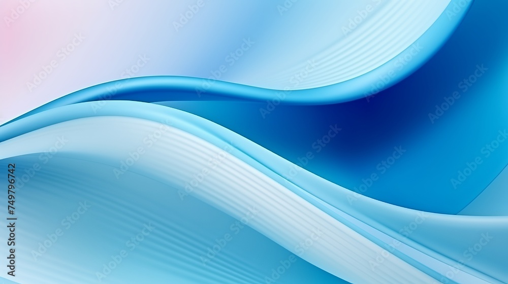 Colored Macro Background with Curved Blue Paper Sheets - Features Soft Vivid Colors and Abstract Shapes Colored Macro Background with Curved Blue Paper Sheets - Features Soft Vivid Colors and Abstract Shapes