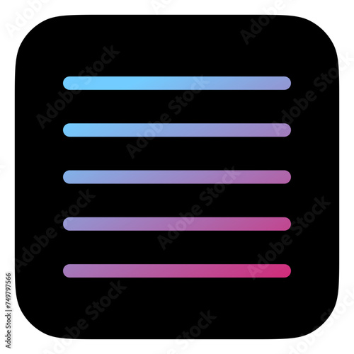 Editable paragraph justified alignments vector icon. Part of a big icon set family. Perfect for web and app interfaces, presentations, infographics, etc