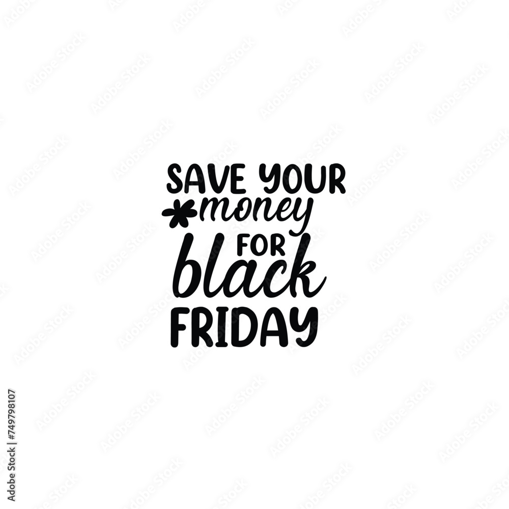 Fototapeta premium Black Friday Svg Bundle Design.
